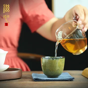 |chaishaojian Master Cup único copo puro feito a mão xícara de chá de chá pessoal xícara de chá de cerâmica xícara de chá de estilo Japonês 2